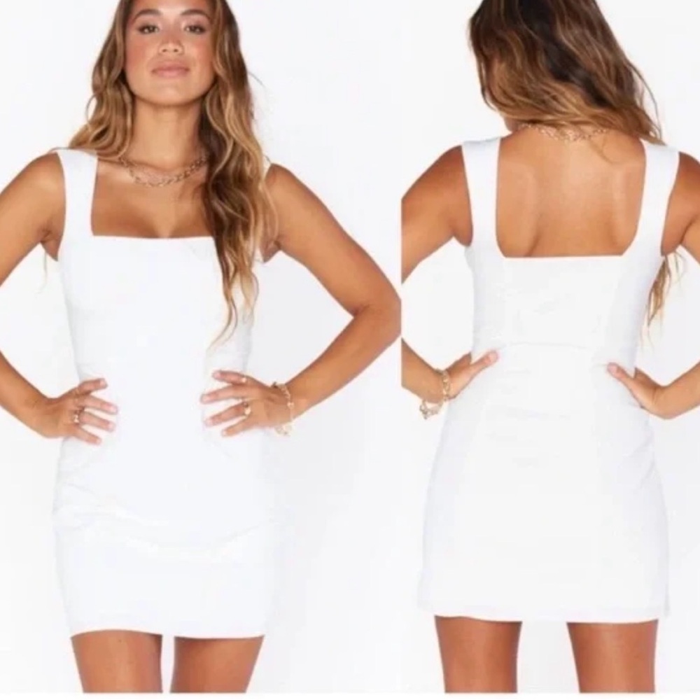 Show Me Your MuMu White Mini Dress